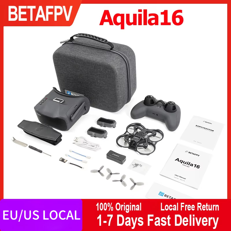 Drone Racing Charger - BETAFPV Aquila16 FPV Kit โดรนแข่งแบบไร้แปรงถ่าน โดรนควอดคอปเตอร์มืออาชีพสำหรับใช้งานในร่มและกลางแจ้ง