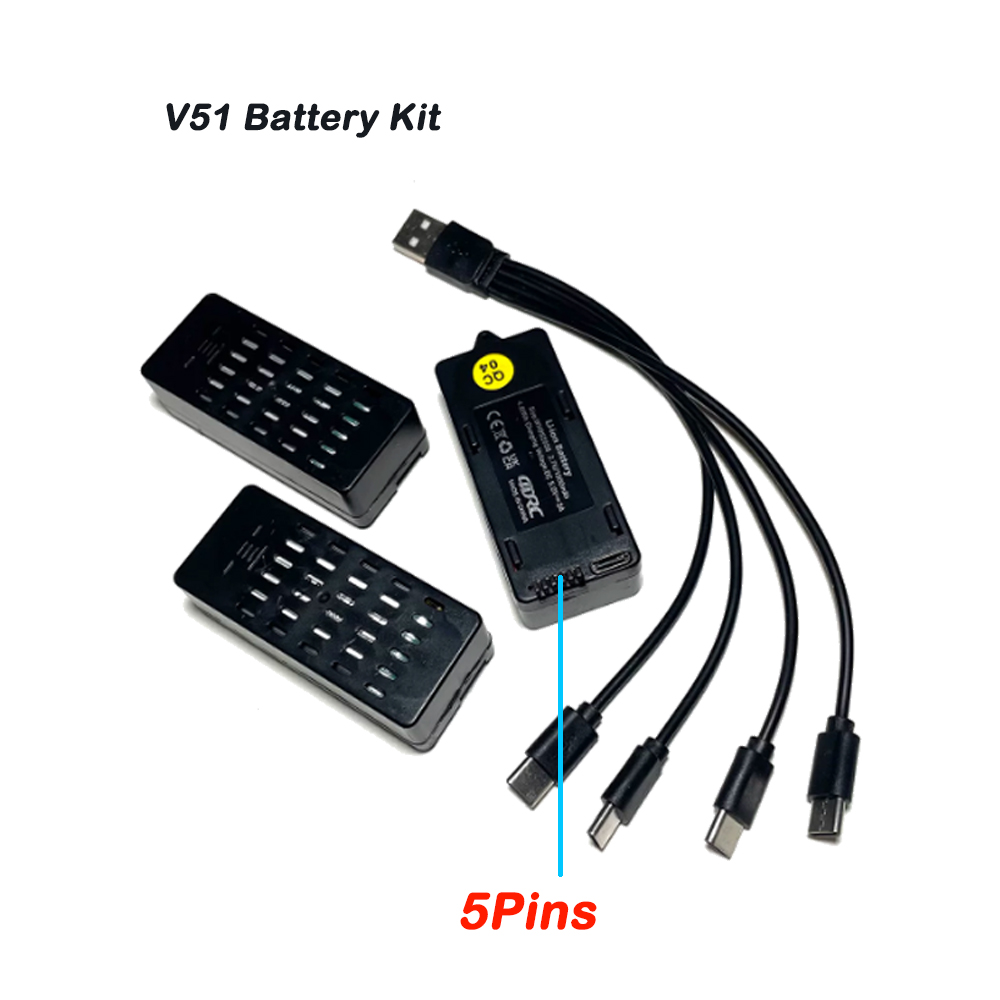 แบตเตอรี่ 4D-V51 3.7V 1300mAh  - Drone Racing Charger บทวิจารณ์และราคา