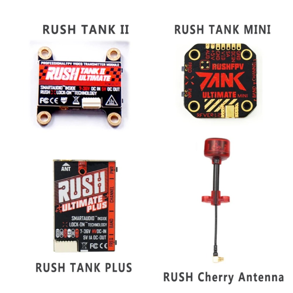 RUSH TANK Ultimate II/Mini/PLU - Drone Racing Transmitter บทวิจารณ์และราคา