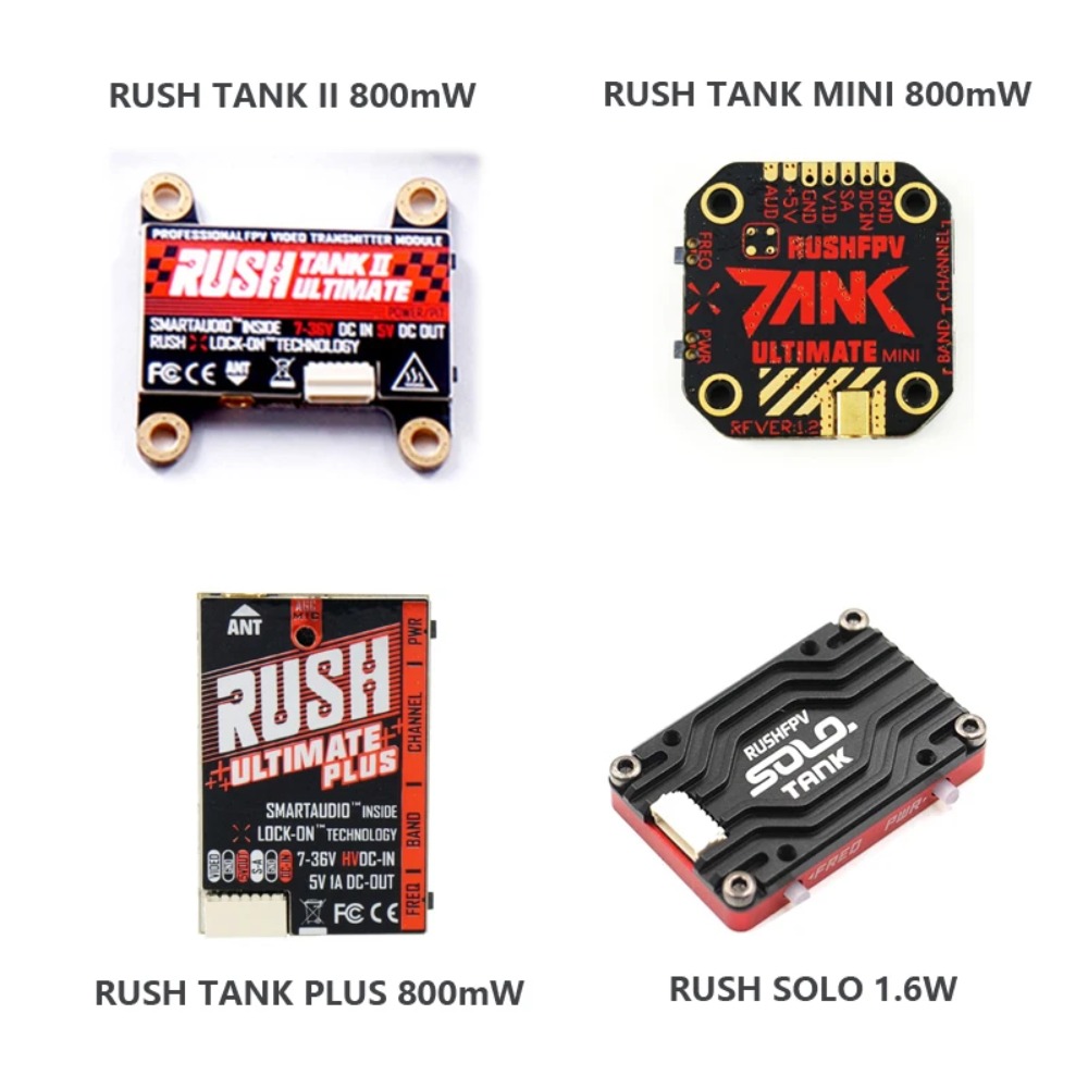 RUSH TANK Ultimate II/Mini/PLU - Drone Racing Transmitter บทวิจารณ์และราคา